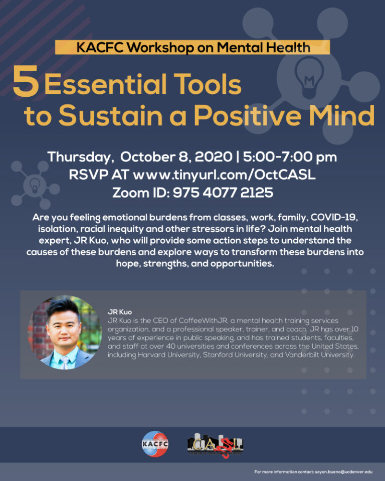 2020. Oct. 5 Essential Tools to Sustain a Positive Mind