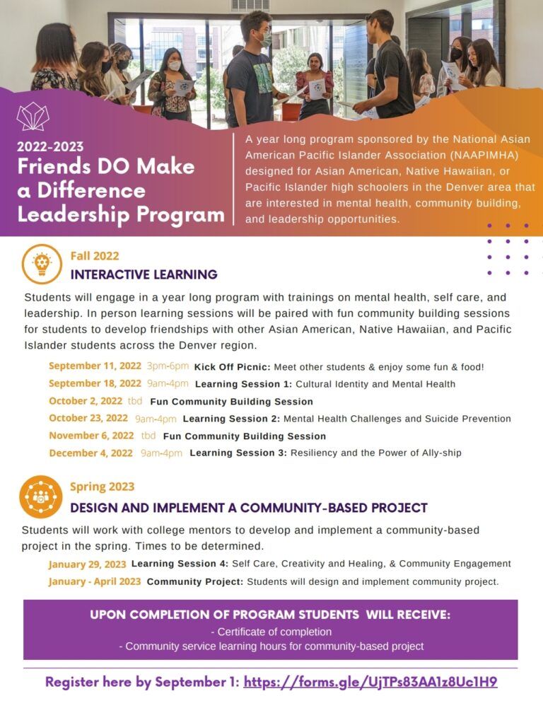 2022~2023 Friends Do Make a Difference Leadership Program